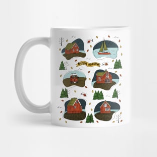 Traveling pictures and Happy autumn Mug